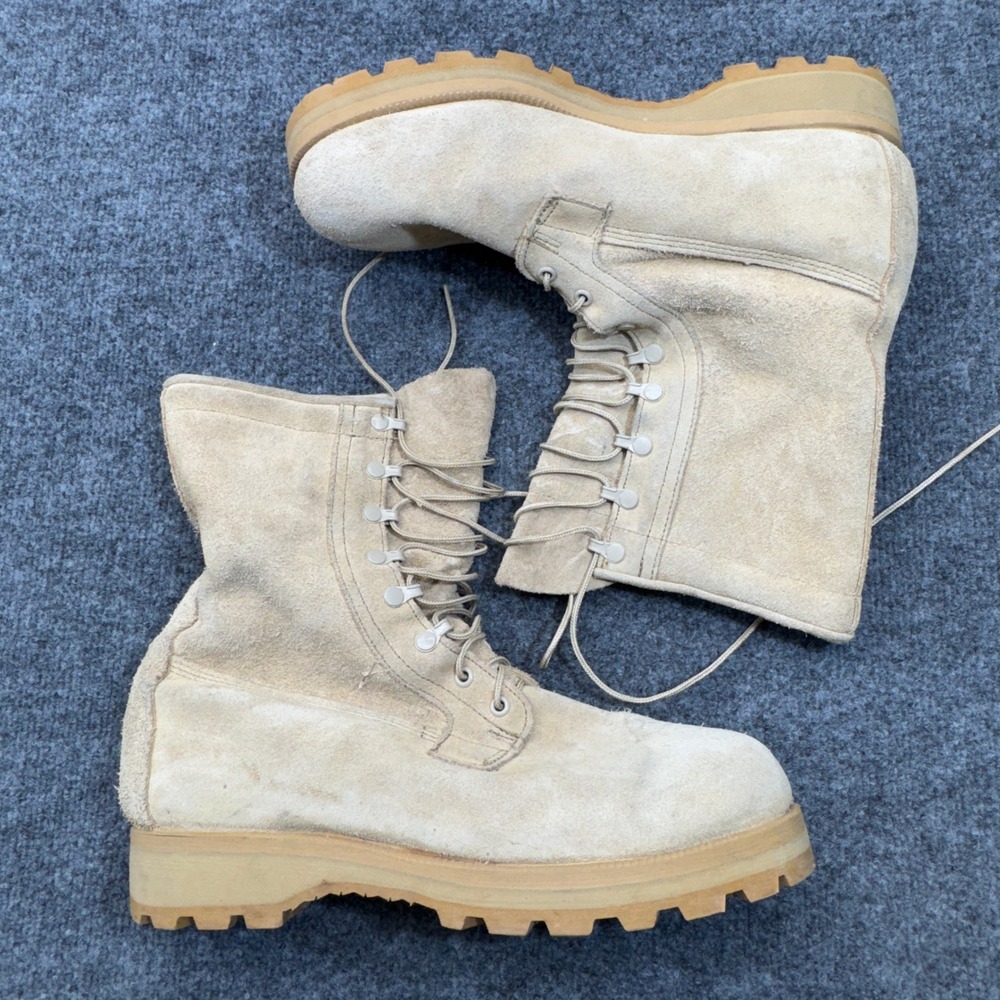 Belleville Boots Mens 10.5 R Tan Gore-Tex Combat Waterproof Military Vibram 650